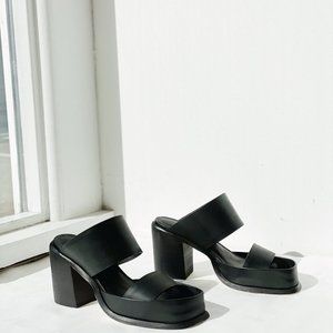 Wal & Pai Saturn Sandals in Black